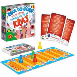 Alexander Kieszonkowa gra planszowa Quiz ręka do góry! Zgadnij co to za Kraj GR0651
