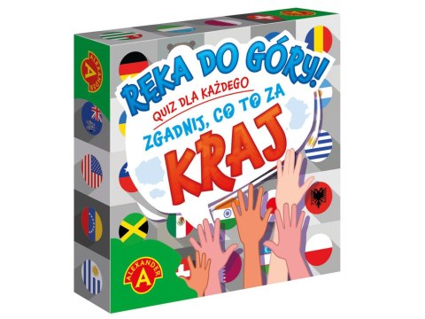 Alexander Kieszonkowa gra planszowa Quiz ręka do góry! Zgadnij co to za Kraj GR0651