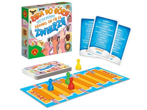 Alexander Kieszonkowa gra planszowa Quiz ręka do góry! Zgadnij co to za Zwierzę GR0650