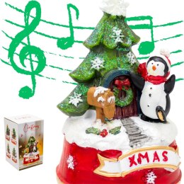 DEKORACJA ŚWIĄTECZNA GRAJĄCA PINGWIN
