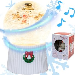 KULA ŚNIEŻNA GRAJĄCA 147MM LED BAŁWAN