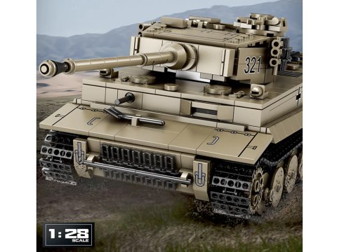 Klocki konstrukcyjne czołg TIGER I World of Tanks 1138ele 1:28 ZA5807