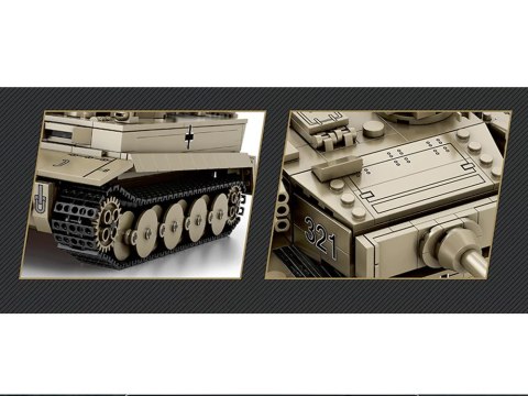 Klocki konstrukcyjne czołg TIGER I World of Tanks 1138ele 1:28 ZA5807
