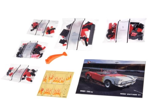 Klocki konstrukcyjne samochód klasyk hot rod Roadster 249ele ZA5817