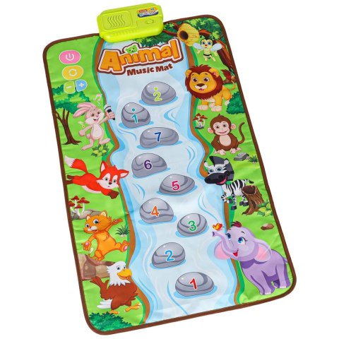 Mata edukacyjna dla dziecka interaktywna muzyczna grająca zwierzątka