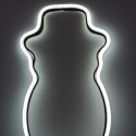 NEON BAŁWAN BIAŁY LED NA BATERIE 14,5x96CM LUCA