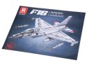 Reobrix Klocki konstrukcyjne samolot myśliwiec F16 1337ele ZA5801