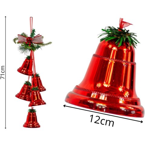 STROIK DEKORACYJNY DZWONIKI DŁ. 71CM
