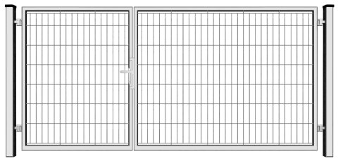BramoFurtka wypełniona panelem - 1,50+2,50 x 1,20 m - oynkowana