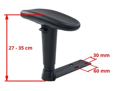 Podłokietniki do foteli gamingowych obrotowych ZESTAW