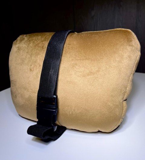 Poduszka - BEIGE ALCANTARA 20x28x4cm