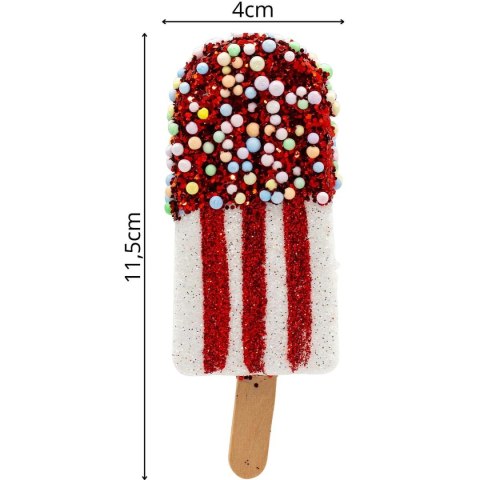 LODY DEKORACJA WISZĄCA 3SZT BIAŁY