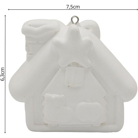 OZDOBA Z GIPSU DIY FARBY DOMEK
