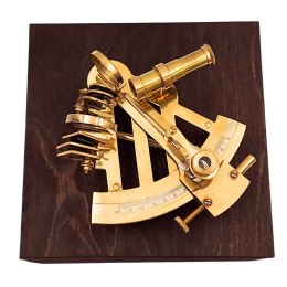 Sekstans Mosiężny w Drewnianym Pudełku - Prezent dla Żeglarza - NSWBA
