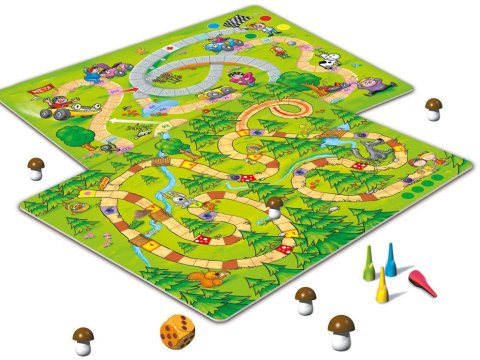 Alexander Gra planszowa 2w1 Grzybobranie & Rajd GR0581