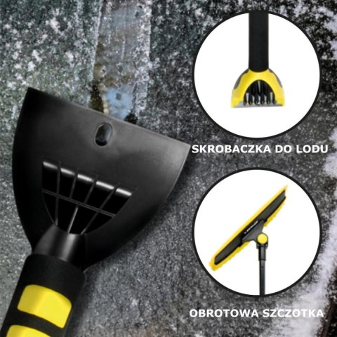 SKROBACZKA DO SZYB ZE SZCZOTKĄ TELESKOPOWĄ PROFESIONALNA DUNLOP