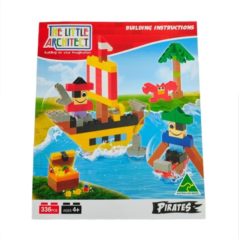 Klocki Little Architect Pirates Box 335 el.