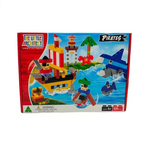 Klocki Little Architect Pirates Box 335 el.