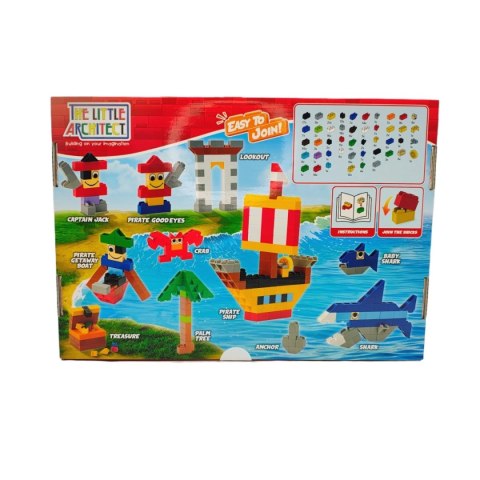 Klocki Little Architect Pirates Box 335 el.