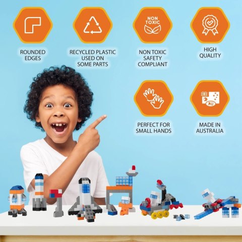 Klocki Little Architect Space Box 383 el.