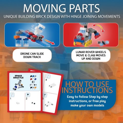 Klocki Little Architect Space Box 383 el.