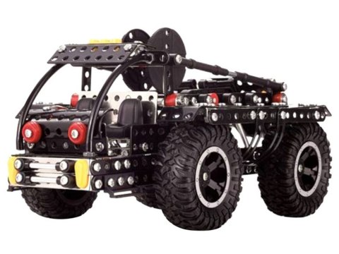 Klocki konstrukcyjne metalowa CIĘŻARÓWKA terenowa + narzędzia 475ele ZA5899