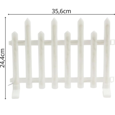 PŁOTEK DEKORACYJNY LED 8SZT CIEPŁY BIAŁY