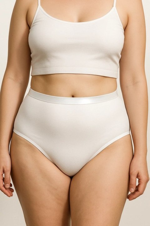 Wielorazowe majtki chłonne damskie BIAŁE