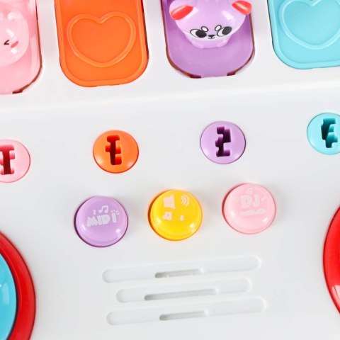 Autobus edukacyjny grający wyskakujące zwierzątka kluczyki