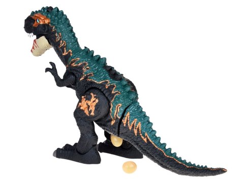 Duży dinozaur robot chodzi ryczy ZNOSI JAJKA efekty świetlne para ZA5716