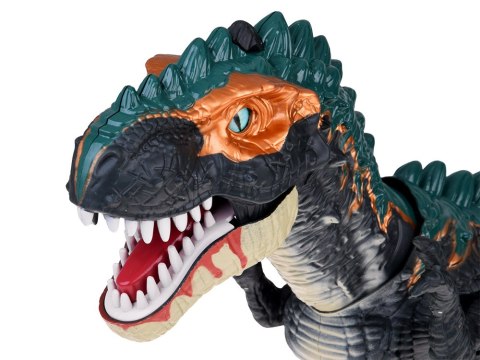 Duży dinozaur robot chodzi ryczy ZNOSI JAJKA efekty świetlne para ZA5716