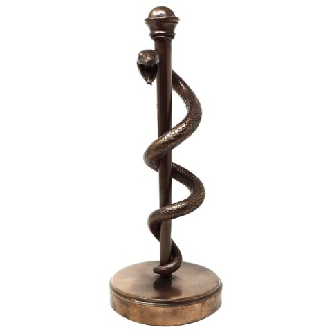 Laska Eskulapa Figurka Prezent Dla Lekarza Medyka - 30 cm Żywica - MC-9634