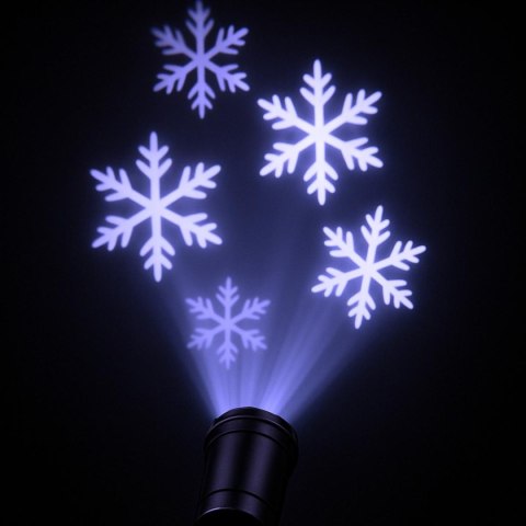 PROJEKTOR RZUTNIK LED PŁATKI ŚNIEGU