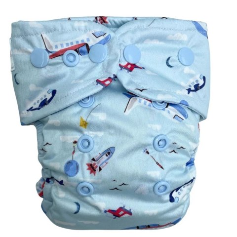 Pieluszka AIO (all in one) Mini OS 5-11kg - SAMOLOTY
