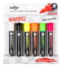 Zestaw 6 markerów MARBEL 4mm Fluo