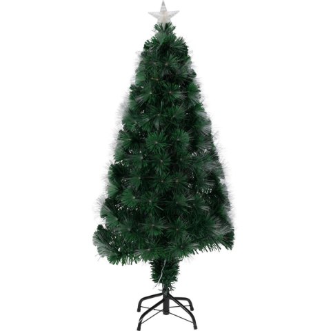 CHOINKA DEKORACYJNA ŚWIATŁOWODOWA CIEPŁY BIAŁY 90CM