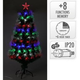 CHOINKA DEKORACYJNA ŚWIATŁOWODOWA MULTIKOLOR 120CM