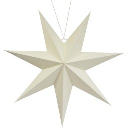 GWIAZDA DEKORACYJNA WISZĄCA PAPIEROWA 75CM BIAŁA