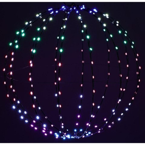 KULA DEKORACYJNA WISZĄCA 224LED RGB 50CM