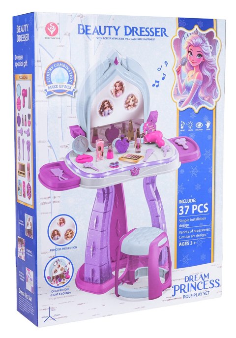 Toaletka z Funkcją Świateł i Dźwięku + Akcesoria