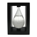Barometr Burzowy Fitzroya w Oprawie Drewnianej - Kropla Storm Glass - BAW1