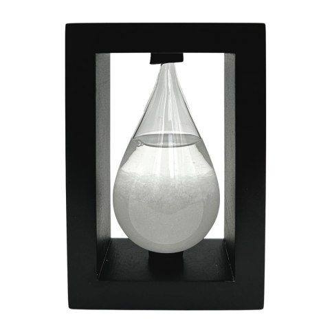 Barometr Burzowy Fitzroya w Oprawie Drewnianej - Kropla Storm Glass - BAW1