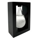 Barometr Burzowy Fitzroya w Oprawie Drewnianej - Kropla Storm Glass - BAW1