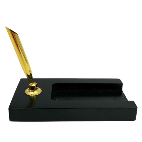 Dekoracyjny Zestaw na Biurko z Klepsydrą 3 minuty i Stojakiem na Długopis - 121W