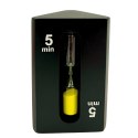 Klepsydra 1-3-5 minut trójstronna czarna - STW6