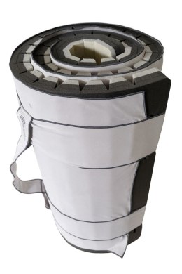 Mata karimata Gruba bez efektu Pamięci Szara | Mata turystyczna izolacyjna | Mata piankowa uniwersalna | Mata campingowa komfort