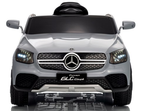 Mercedes GLC COUPE Concept 4x4 SZARY EVA SKÓRA Licencja Akumulator litowo-jonowy