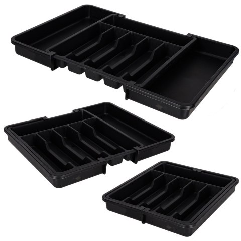 Organizer do szuflady wkład kuchenny na sztućce rozsuwany regulowany