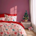 Pościel bawełniana 140x200 + 70x90 świąteczna wzór 082