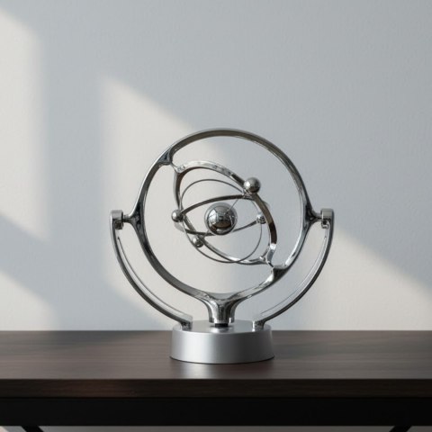 Układ Kinetyczny - Perpetuum Mobile Wahadło Magnetyczne - Gadżet na biurko - PMPT